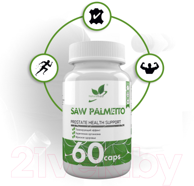 Комплексная пищевая добавка NaturalSupp Со Пальметто SAW Palmetto 500мг