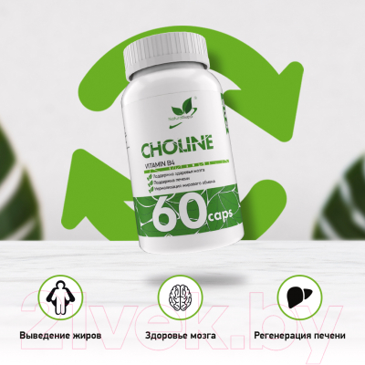 Витаминно-минеральный комплекс NaturalSupp Холин Битартрат