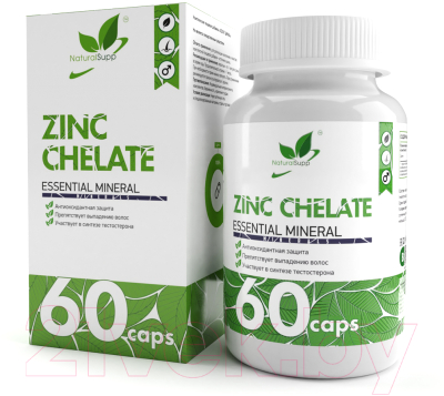 Минерал NaturalSupp Хелат цинка 25мг