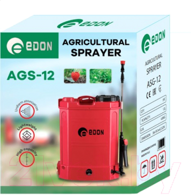 Опрыскиватель аккумуляторный Edon AGS-16