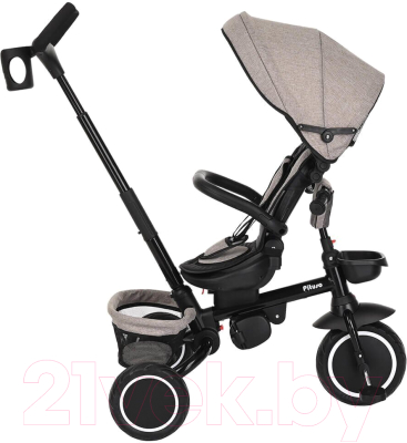 Трехколесный велосипед с ручкой Pituso Elite Plus / JY-T05Plus-Beige