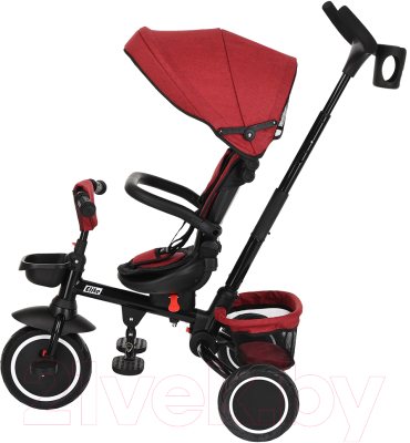 Трехколесный велосипед с ручкой Pituso Elite Plus / JY-T05Plus-Red
