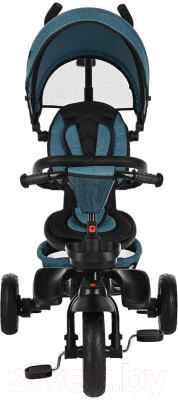 Трехколесный велосипед с ручкой Pituso Elite Plus / JY-T05Plus-Teal