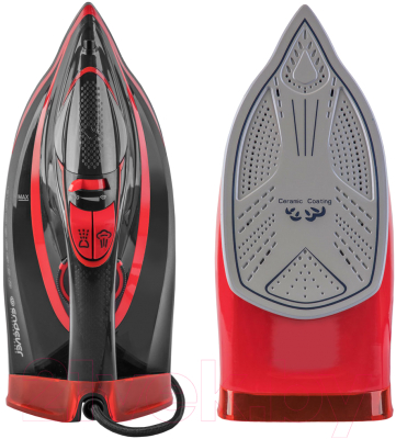 Утюг Endever Delta-225 (черный/красный)