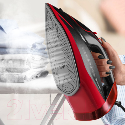 Утюг Endever Delta-225 (черный/красный)