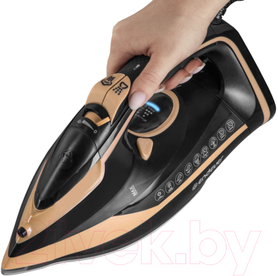 Утюг Endever Delta-226 (черный/бежевый)