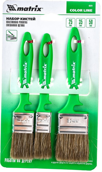 Набор кистей малярных Matrix 83379