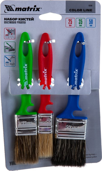 Набор кистей малярных Matrix 83399