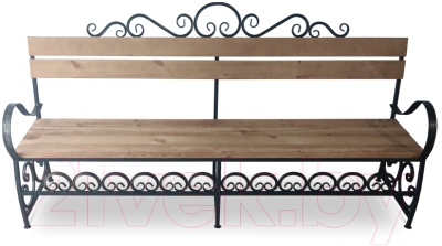 Скамья садовая СтальСнабДизайн ЛК-1