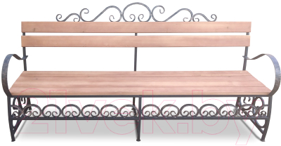 Скамья садовая СтальСнабДизайн ЛК-1