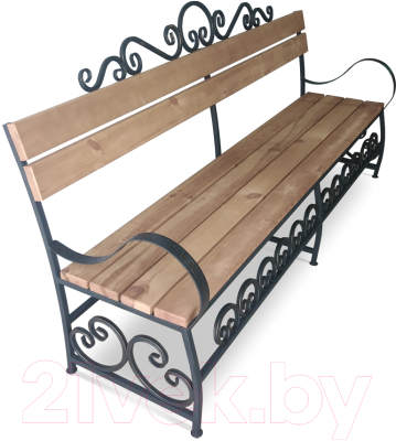 Скамья садовая СтальСнабДизайн ЛК-1