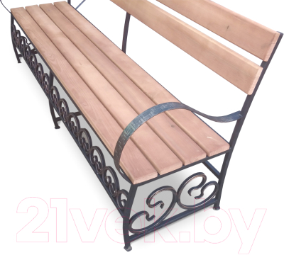 Скамья садовая СтальСнабДизайн ЛК-1