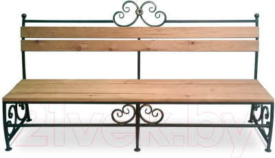 Скамья садовая СтальСнабДизайн ЛК-4