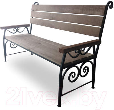 Скамья садовая СтальСнабДизайн ЛК-6