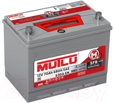 Автомобильный аккумулятор Mutlu JIS R+ / D26.70.063.C - фото
