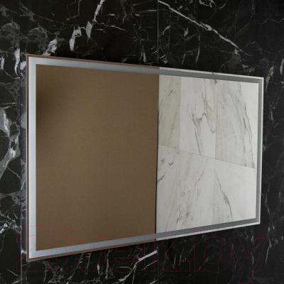 Зеркало Пекам Greta 110x80 / greta-110x80 (с подсветкой,с механической клавишей)