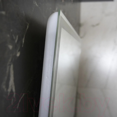 Зеркало Пекам Greta 110x80 / greta-110x80 (с подсветкой,с механической клавишей)