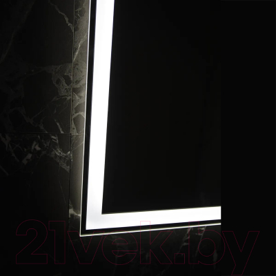 Зеркало Пекам Greta 110x80 / greta-110x80 (с подсветкой,с механической клавишей)