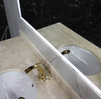 Зеркало Пекам Greta 110x80 / greta-110x80d (с подсветкой,с сенсором на взмах руки)