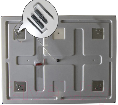 Зеркало Пекам Greta 110x80 / greta-110x80d (с подсветкой,с сенсором на взмах руки)