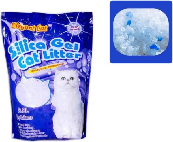 Наполнитель для туалета Elegant Cat Синий