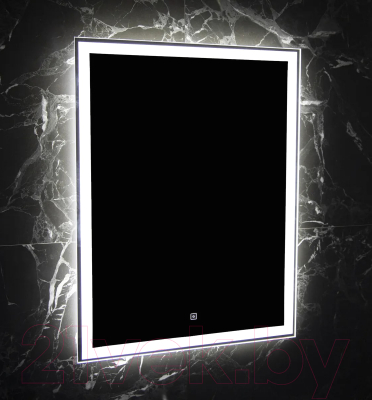 Зеркало Пекам Greta 80x110 / greta-80x110s (с подсветкой, с сенсором на прикосновение)