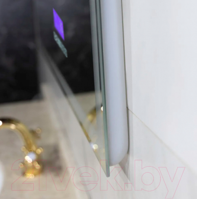 Зеркало Пекам Greta 80x120 / greta-80x120MP (с подсветкой, с многофункциональной панелью, подогревом)