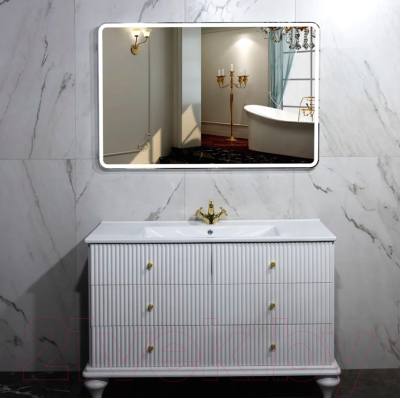 Зеркало Пекам Marta 1 110x80 / marta1-110x80d (с подсветкой, с сенсором на взмах руки)