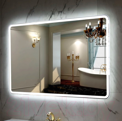 Зеркало Пекам Marta 1 110x80 / marta1-110x80d (с подсветкой, с сенсором на взмах руки)