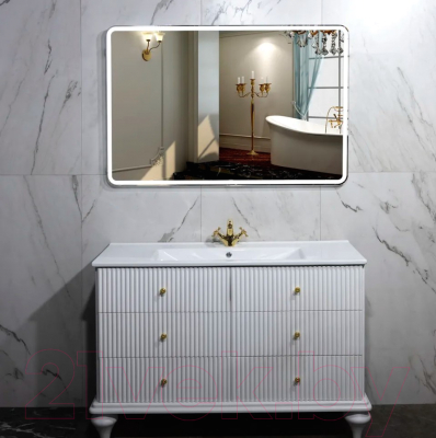 Зеркало Пекам Marta 1 140x80 / marta1-140x80d (с подсветкой, с сенсором на взмах руки)