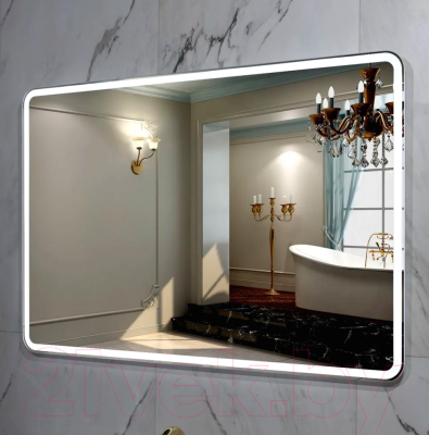 Зеркало Пекам Marta 1 140x80 / marta1-140x80d (с подсветкой, с сенсором на взмах руки)