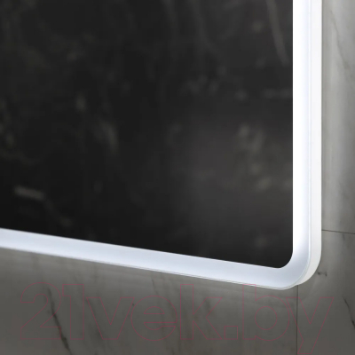 Зеркало Пекам Marta 110x80 / marta-110x80s (с подсветкой, с сенсором на прикосновение)