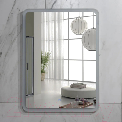 Зеркало Пекам Marta 80x140 / marta-80x140s (с подсветкой, с сенсором на прикосновение)