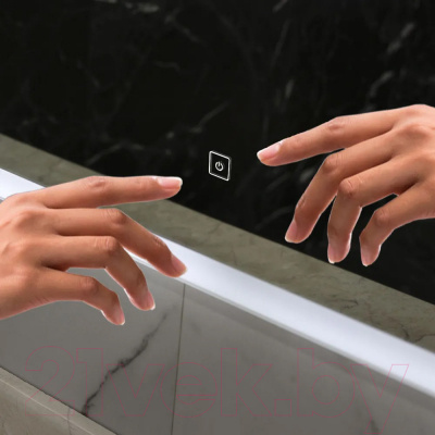 Зеркало Пекам Marta 80x140 / marta-80x140s (с подсветкой, с сенсором на прикосновение)