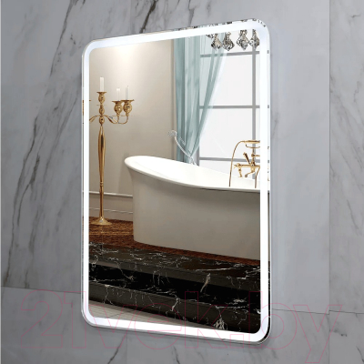 Зеркало Пекам Marta 1 80x110 / marta1-80x110s (с подсветкой, с сенсором на прикосновение)