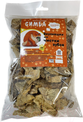 Лакомство для собак Симба Легкое говяжье сушеное Кусочки - фото