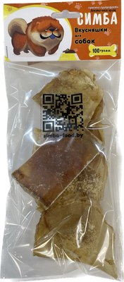 Лакомство для собак Симба Лопаточный хрящ говяжий Резаный - фото