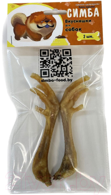 Лакомство для собак Симба Лапки куриные - фото