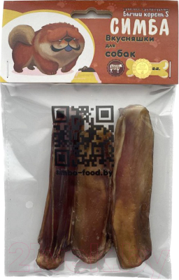 Лакомство для собак Симба Бычий корень S - фото