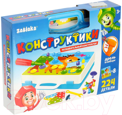 Конструктор Unicon Конструктики с шуруповертом / 4348344 - фото