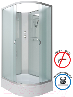 Душевая кабина Niagara NG-33984-14LBK 90x80