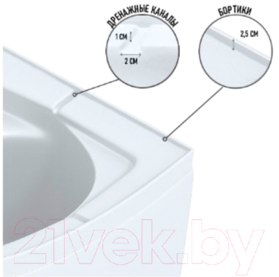 Душевая кабина Niagara NG-33984-14LF 90x80