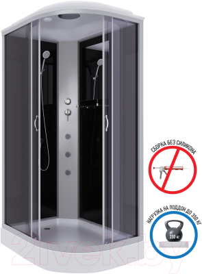 Душевая кабина Niagara NG-3512-14LG 120x80