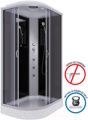 Душевая кабина Niagara NG-3512-14RG 120x80