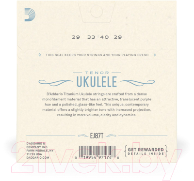 Струны для укулеле D'Addario EJ-87T