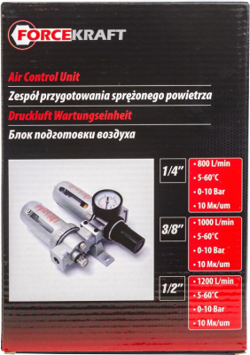 Блок подготовки воздуха ForceKraft FK-AFRL804