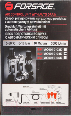 Блок подготовки воздуха Forsage F-AC4010-04D