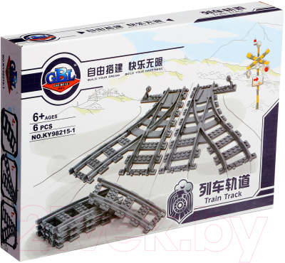 Конструктор Sima-Land Рельсы со стрелками / 9275074 - фото