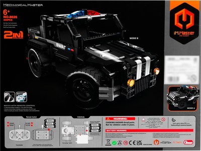 Конструктор управляемый iM.Master Полицейский джип / 7882839