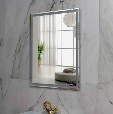 Зеркало Пекам Greta 80x140 / greta-80x140d (с подсветкой,с сенсором на взмах руки)